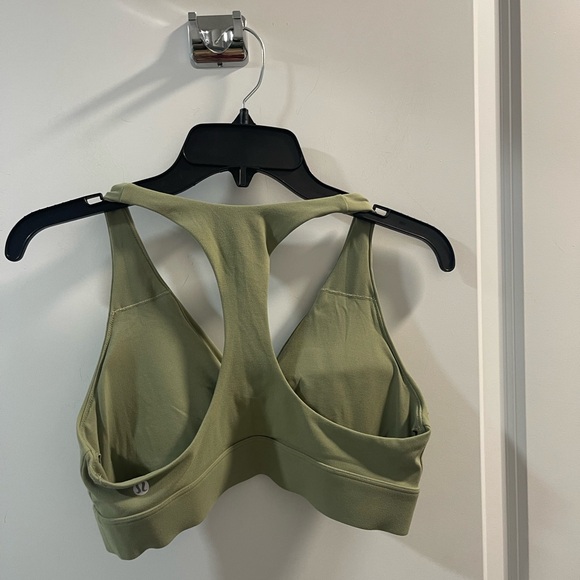 Lululemon Sports Olive Green  Bra Size 10 Good Condition - Picture 2 of 4